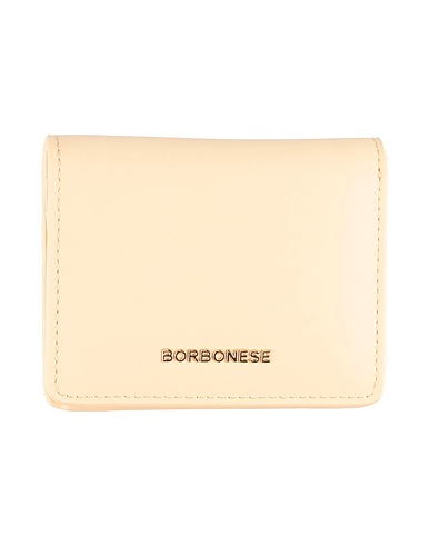 BORBONESE Portafoglio Panna Pelle
