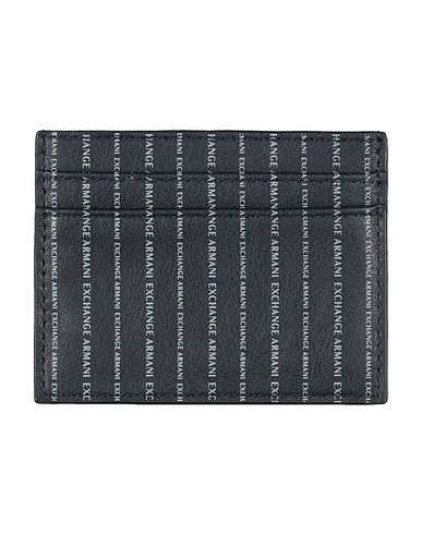 ARMANI EXCHANGE PICCOLA PELLETTERIA Blu notte 100% Poliestere, Poliuretano