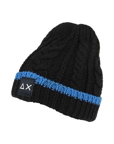 SUN 68 Hat Black 50% Merino Wool, 50% Acrylic