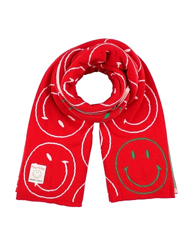 SANDRO Scarves and foulards Red 48% Wool, 30% Viscose, 15% Polyamide, 7% Cashmere