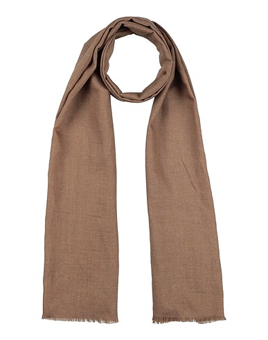 MAX MARA Scarves and foulards Khaki 56% Wool, 30% Linen, 14% Silk
