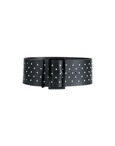 PHILOSOPHY di LORENZO SERAFINI Belts Black Soft Leather
