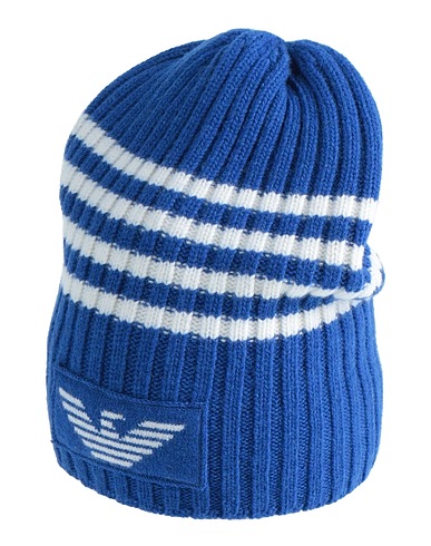 EMPORIO ARMANI Mützen & Hüte Blau 80% Wolle, 20% Polyamid