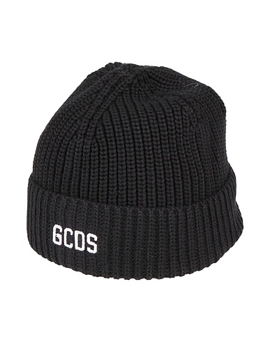 GCDS MINI Hat Black 100% Cotton, Polyester