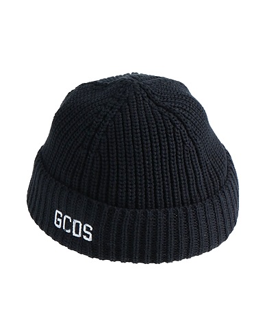 GCDS MINI Cappello Nero 100% Cotone, Poliestere