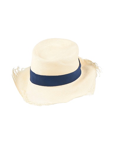 LAROSE PARIS Hat Beige 100% Vegetable fiber