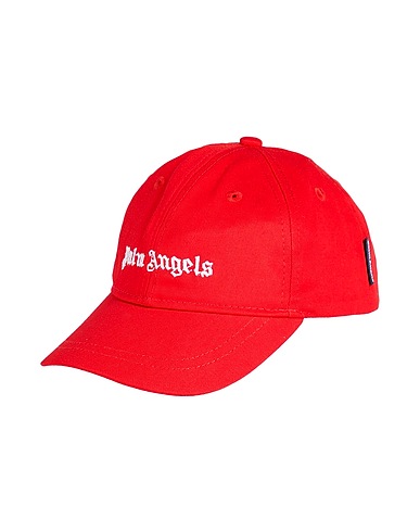 PALM ANGELS Hat Red 100% Cotton