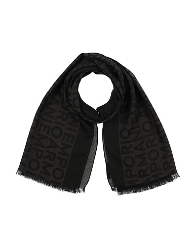 EMPORIO ARMANI Scarves and foulards Military green 52% Modal, 24% Acrylic, 24% Cotton