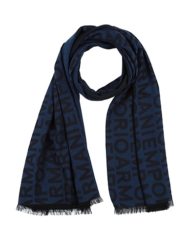 EMPORIO ARMANI Sciarpe e foulard Blu notte 52% Modal, 24% Acrilico, 24% Cotone