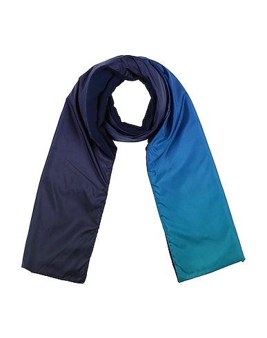 EMPORIO ARMANI Scarves and foulards Blue 100% Polyester, Viscose