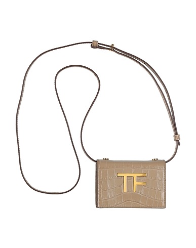 TOM FORD ドキュメントホルダー ライトブラウン 牛革（カーフ） / 真鍮/ブラス