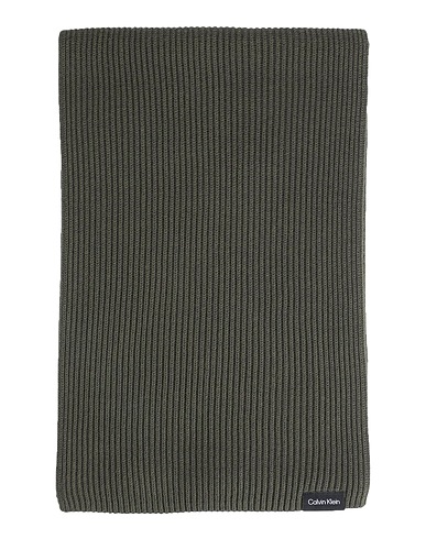 CALVIN KLEIN Schals und Foulards Militärgrün 95% Baumwolle, 5% Kaschmir