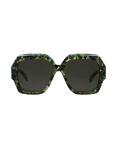 CHLOÉ Occhiali da sole Verde scuro Plastica