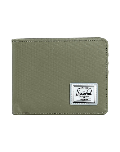 HERSCHEL SUPPLY CO. Portafoglio Verde militare 100% PET riciclato, TPE - Elastomeri Termoplastici