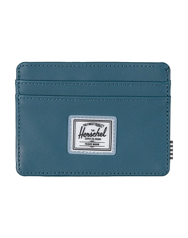 HERSCHEL SUPPLY CO. Small Leather Goods Slate blue 100% Recycled PET, TPE - Thermoplastic Elastomer