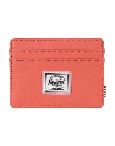 HERSCHEL SUPPLY CO. Small Leather Goods Brick red 100% Recycled PET, TPE - Thermoplastic Elastomer