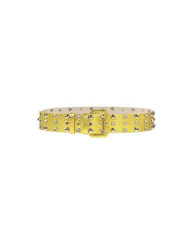 ANIYE BY High-waist belt Yellow Soft Leather