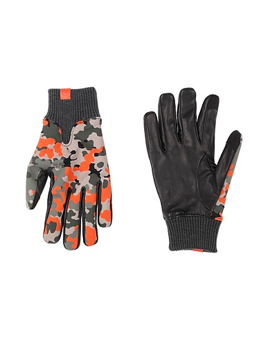 HONNS Guanti Grigio chiaro 55% Nylon, 45% Silicone, Pelle