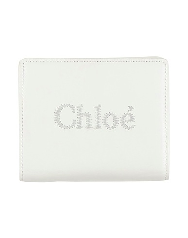 CHLOÉ Wallet White 100% Calfskin