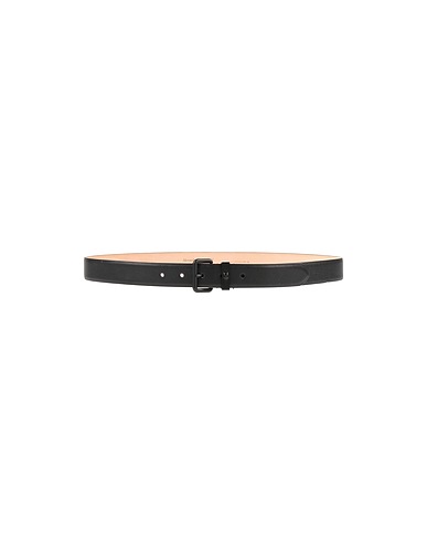 MCQUEEN Ledergürtel Schwarz Leder