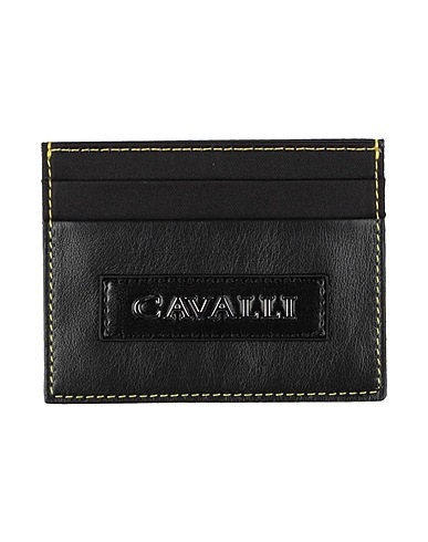 ROBERTO CAVALLI Porte-cartes Cuir de bovin, Polyester