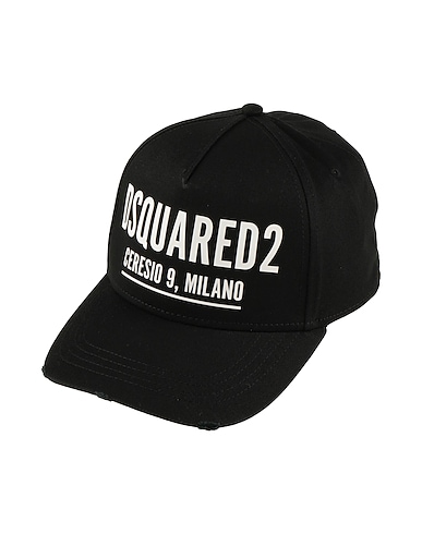 DSQUARED2 Hat Black 100% Cotton