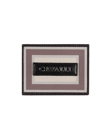 ROBERTO CAVALLI Small Leather Goods Military green 95% Polyester, 5% Polyurethane, Cow leather