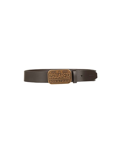 DSQUARED2 Cintura Testa di moro 100% Pelle di bovino