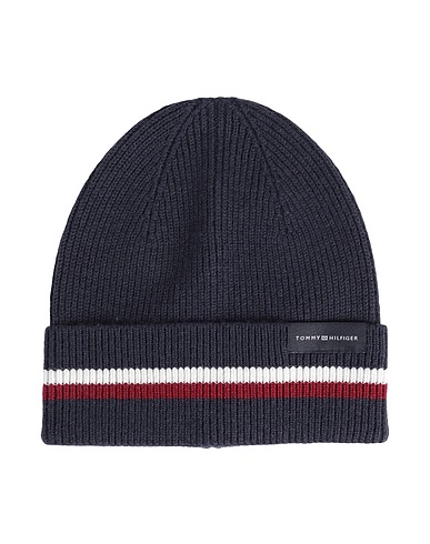 TOMMY HILFIGER Cappello Blu navy 51% Cotone, 49% Lana