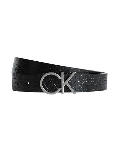 CALVIN KLEIN Belts Black 100% Soft Leather