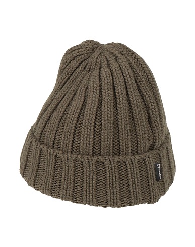 WOOLRICH Cappello Verde militare 100% Lana Vergine
