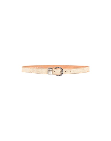GOLDEN GOOSE Regular belt Beige Soft Leather