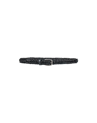 GOLDEN GOOSE Regular belt Black Soft Leather
