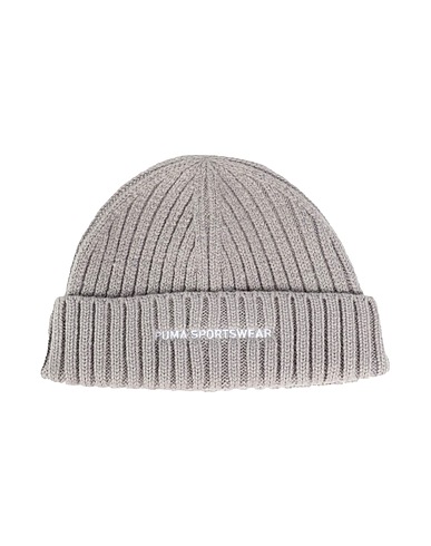 PUMA Hat PUMA Sportwear Fisherman Beanie
 Grey 95% Acrylic, 4% Polyester, 1% Elastane