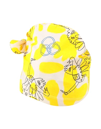 NOÈ & ZOË BERLIN Hat Yellow 95% Cotton, 5% Elastane