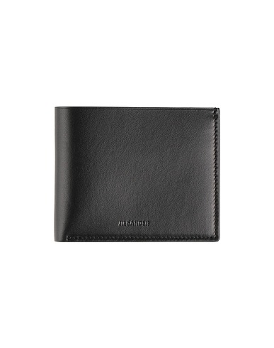 JIL SANDER Wallet Black Calfskin
