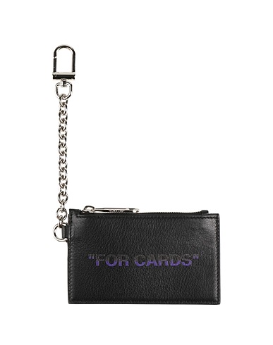 OFF-WHITE™ Small Leather Goods Black Leather