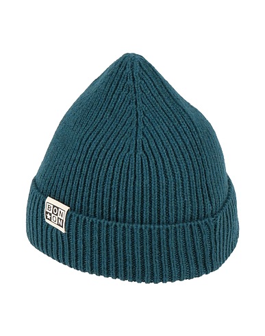 BONTON Hat Deep teal 55% Wool, 25% Polyamide, 20% Cotton
