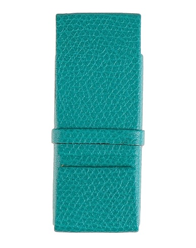 VALEXTRA Other accessory Deep teal 100% Calfskin