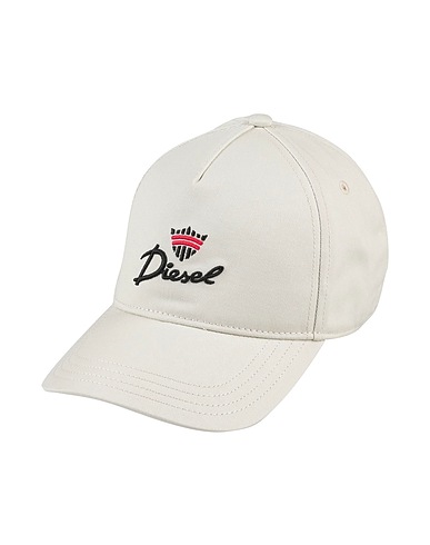 DIESEL Hat Off white 100% Cotton