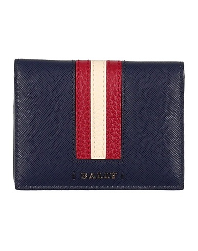 BALLY Document holder Midnight blue Calfskin