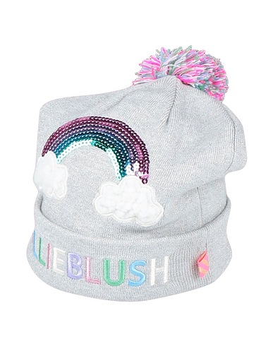 BILLIEBLUSH Mützen & Hüte Hellgrau 40% Polyester, 38% Viskose, 14% Polyamid, 8% Metallfaser