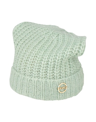 PINKO Hat Light green 45% Acrylic, 35% Viscose, 10% Mohair wool, 10% Wool