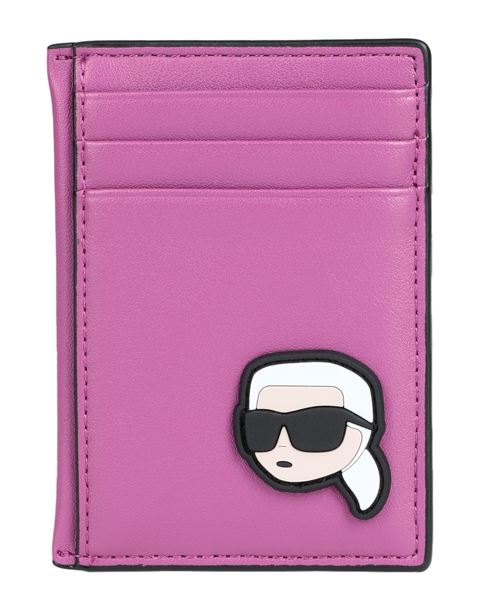折りたたみ財布 KARL LAGERFELD K/SADDLE CROC SM WLT KARL LAGERFELD K/SADDLE CROC SM WLT | Black Women's Wallet