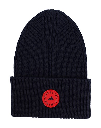ADIDAS by STELLA McCARTNEY Hat aSMC BEANIE Midnight blue 64% Organic cotton, 36% Recycled polyester