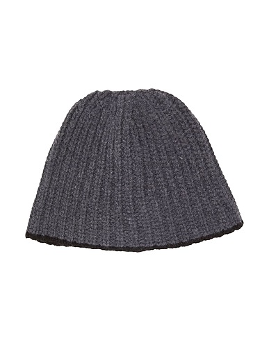 8 by YOOX Hat RECYCLED WOOL BUCKET HAT
 Charcoal 100% Virgin Wool