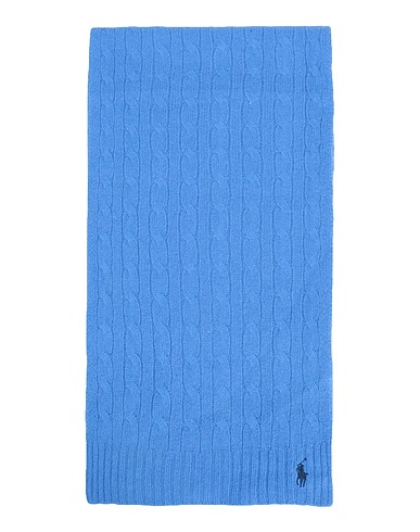POLO RALPH LAUREN Sciarpe e foulard Azzurro 90% Lana, 10% Cachemire