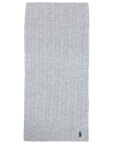 POLO RALPH LAUREN Sciarpe e foulard Grigio 90% Lana, 10% Cachemire