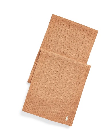 POLO RALPH LAUREN Scarves and foulards Sand 90% Wool, 10% Cashmere
