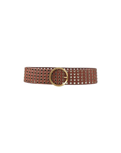 PINKO High-waist belt Brown Leather